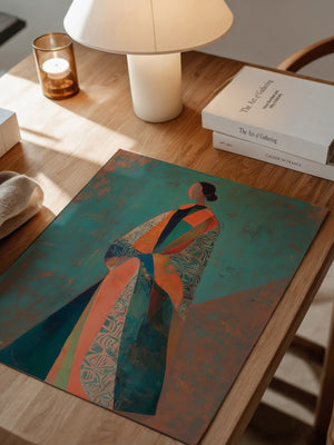 Farbige Robe abstrakt
