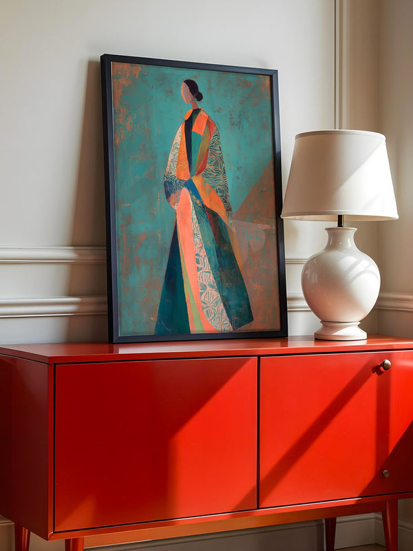 Farbige Robe abstrakt