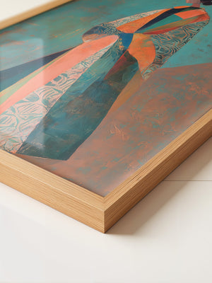 Farbige Robe abstrakt