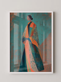 Farbige Robe abstrakt