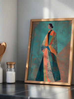 Farbige Robe abstrakt