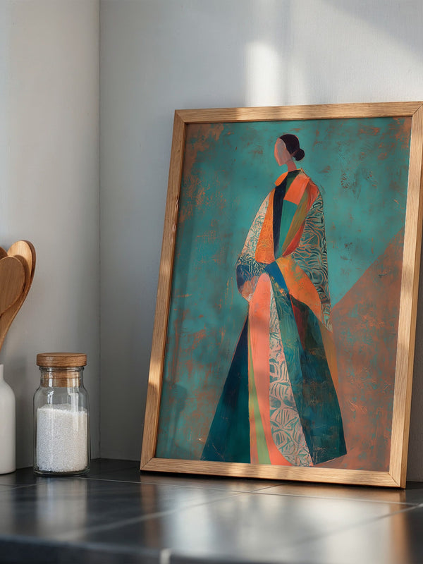 Farbige Robe abstrakt