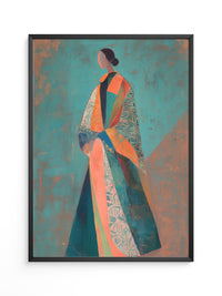 Farbige Robe abstrakt