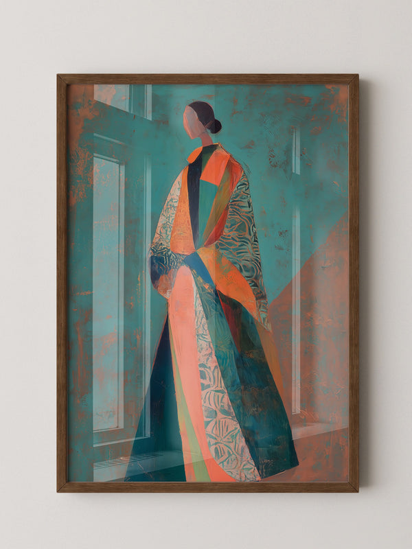 Farbige Robe abstrakt