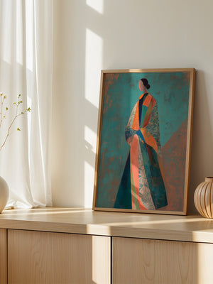 Farbige Robe abstrakt