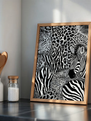 Zebra Leopard Muster Wild