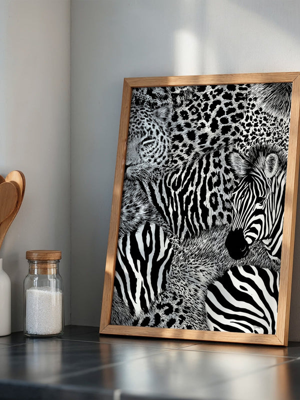 Zebra Leopard Muster Wild