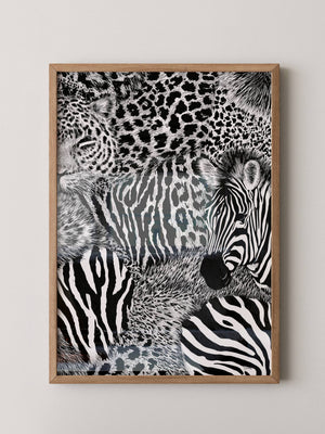 Zebra Leopard Muster Wild