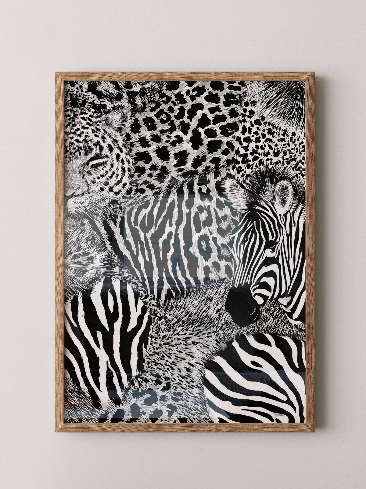 Zebra Leopard Muster Wild
