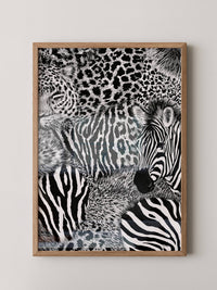 Zebra Leopard Muster Wild