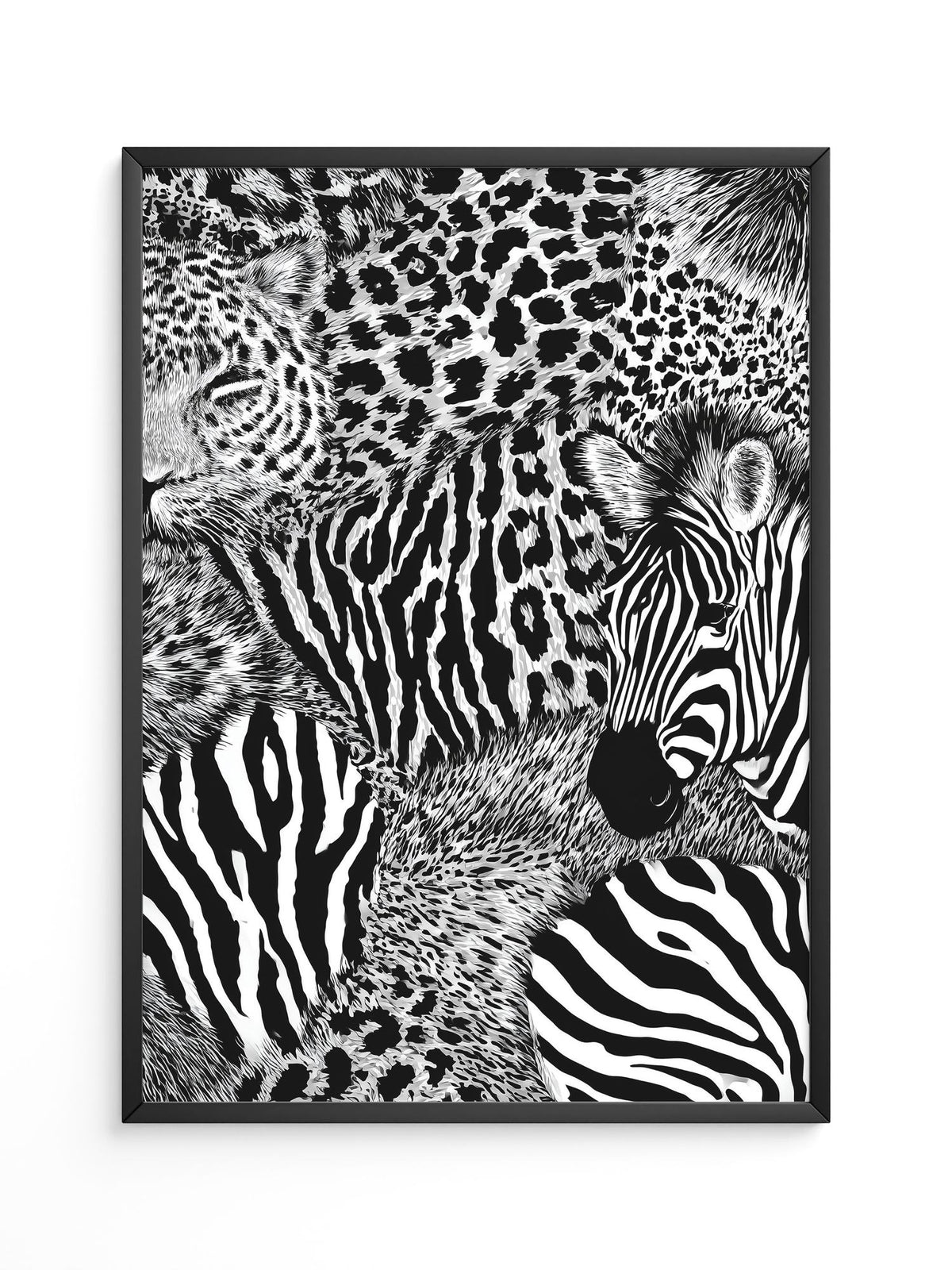 Zebra Leopard Muster Wild
