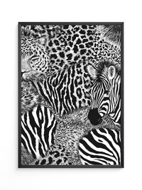Zebra Leopard Muster Wild