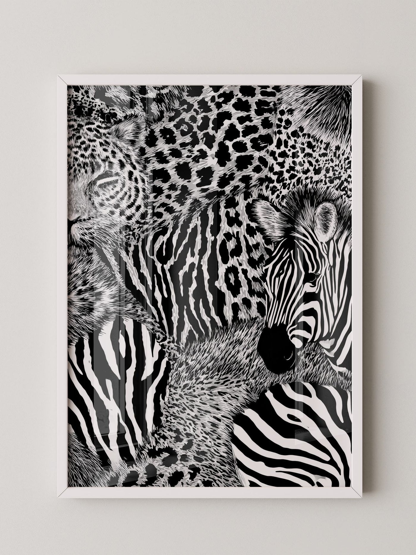 Zebra Leopard Muster Wild