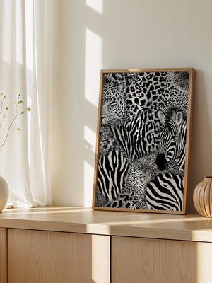 Zebra Leopard Muster Wild