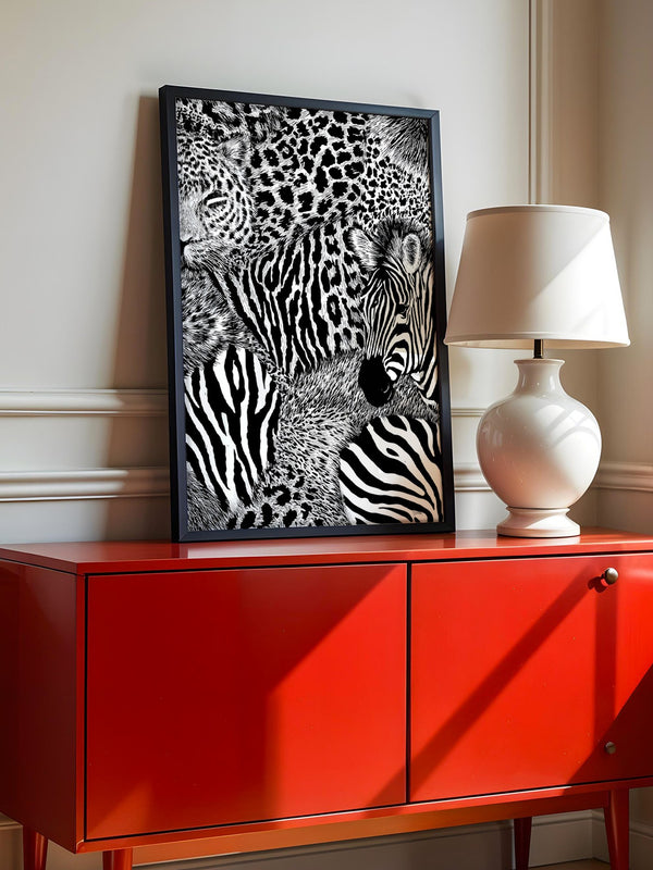 Zebra Leopard Muster Wild