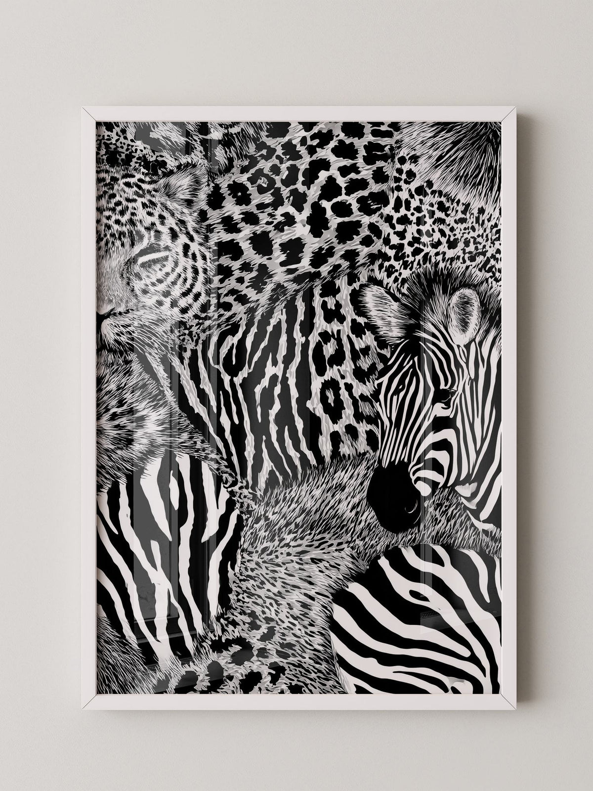 Zebra Leopard Muster Wild