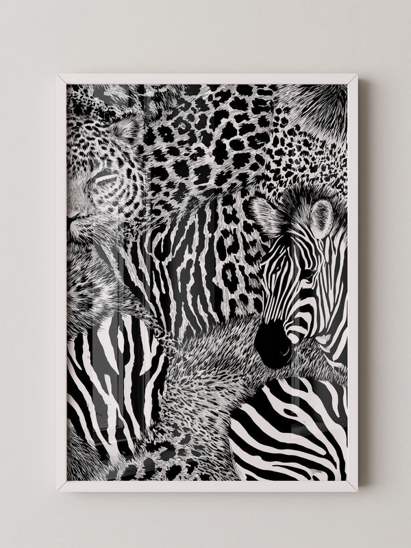 Zebra Leopard Muster Wild