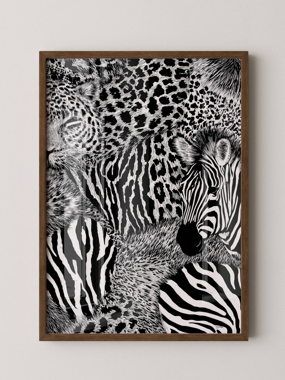 Zebra Leopard Muster Wild