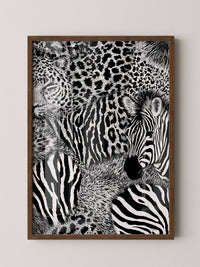 Zebra Leopard Muster Wild