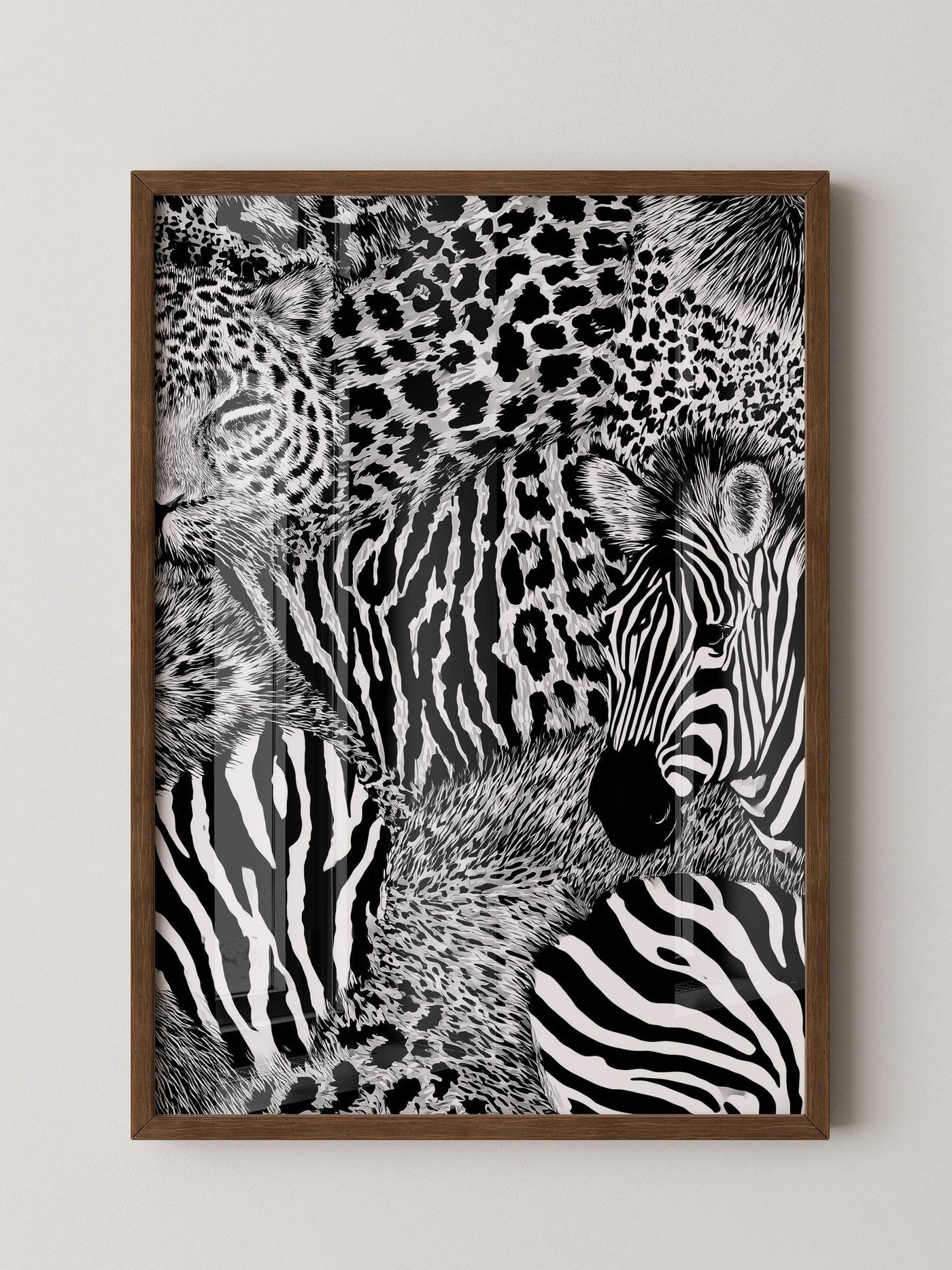 Zebra Leopard Muster Wild