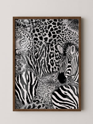 Zebra Leopard Muster Wild