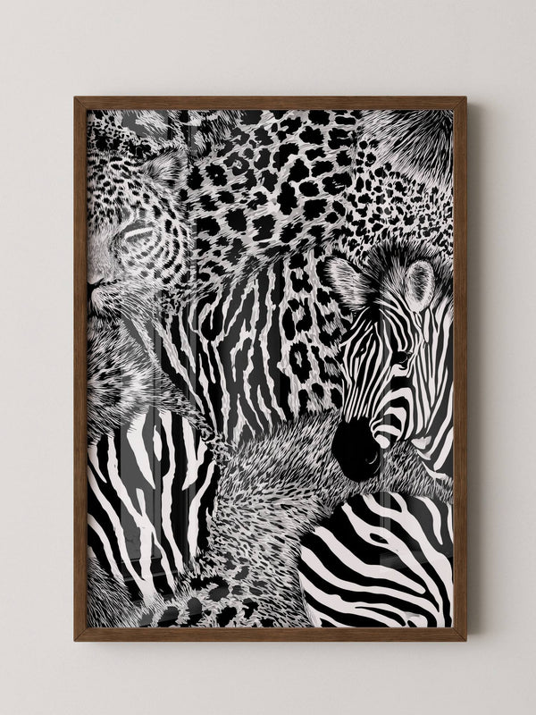 Zebra Leopard Muster Wild