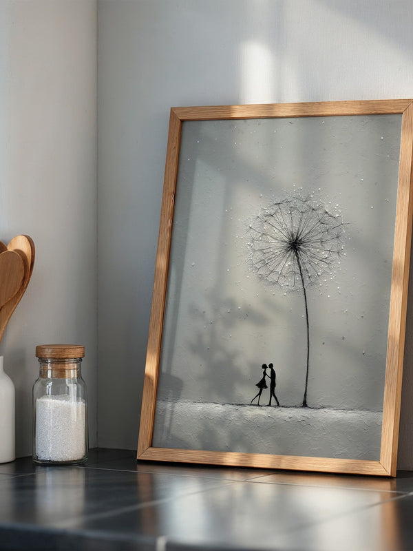 Pusteblume Tanz Silhouetten