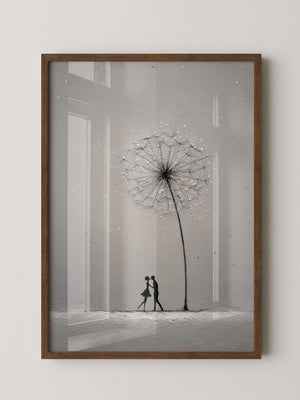 Pusteblume Tanz Silhouetten