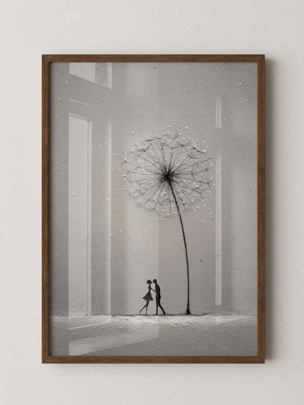 Pusteblume Tanz Silhouetten