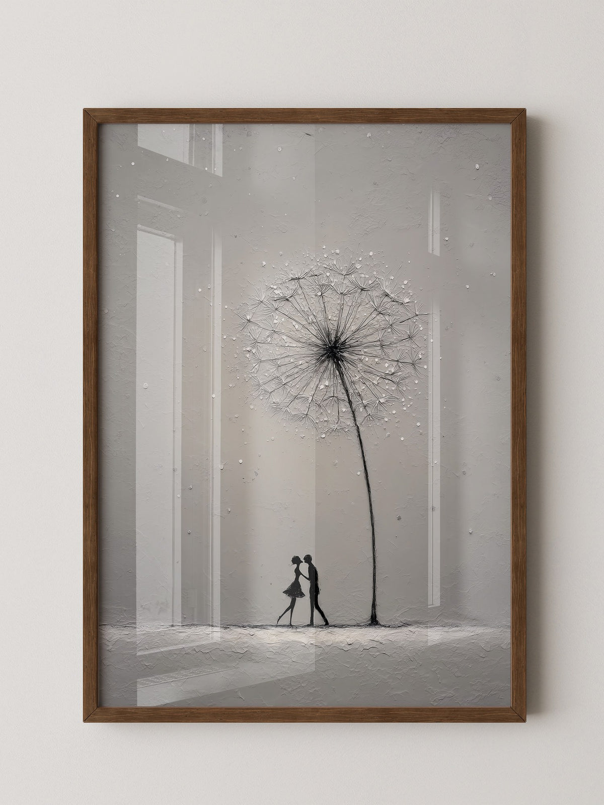 Pusteblume Tanz Silhouetten
