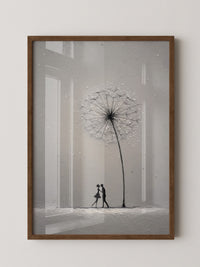 Pusteblume Tanz Silhouetten