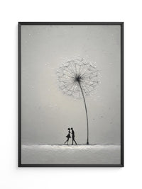 Pusteblume Tanz Silhouetten