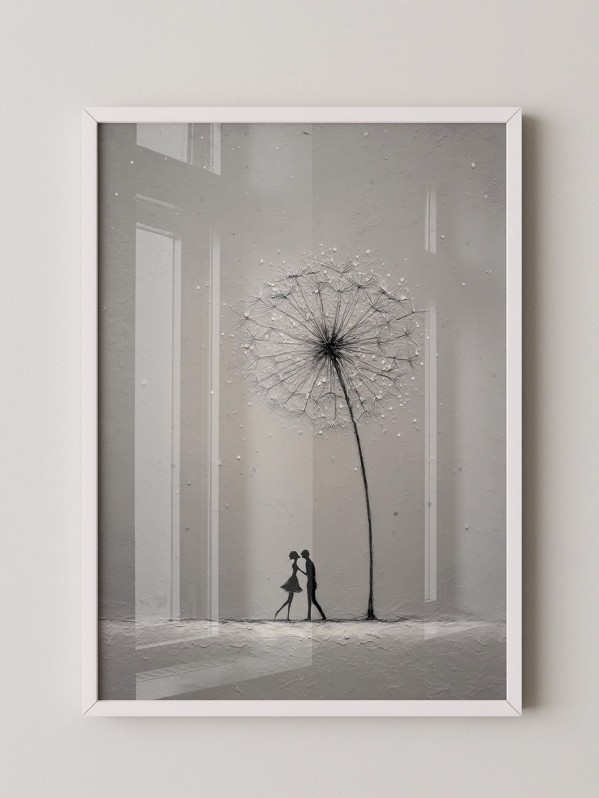 Pusteblume Tanz Silhouetten