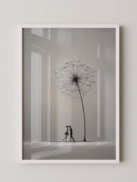 Pusteblume Tanz Silhouetten