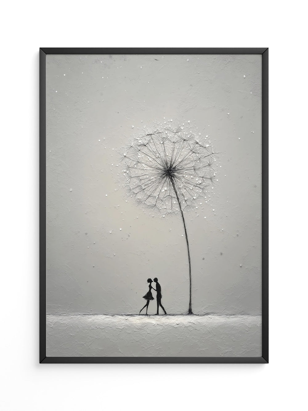 Pusteblume Tanz Silhouetten