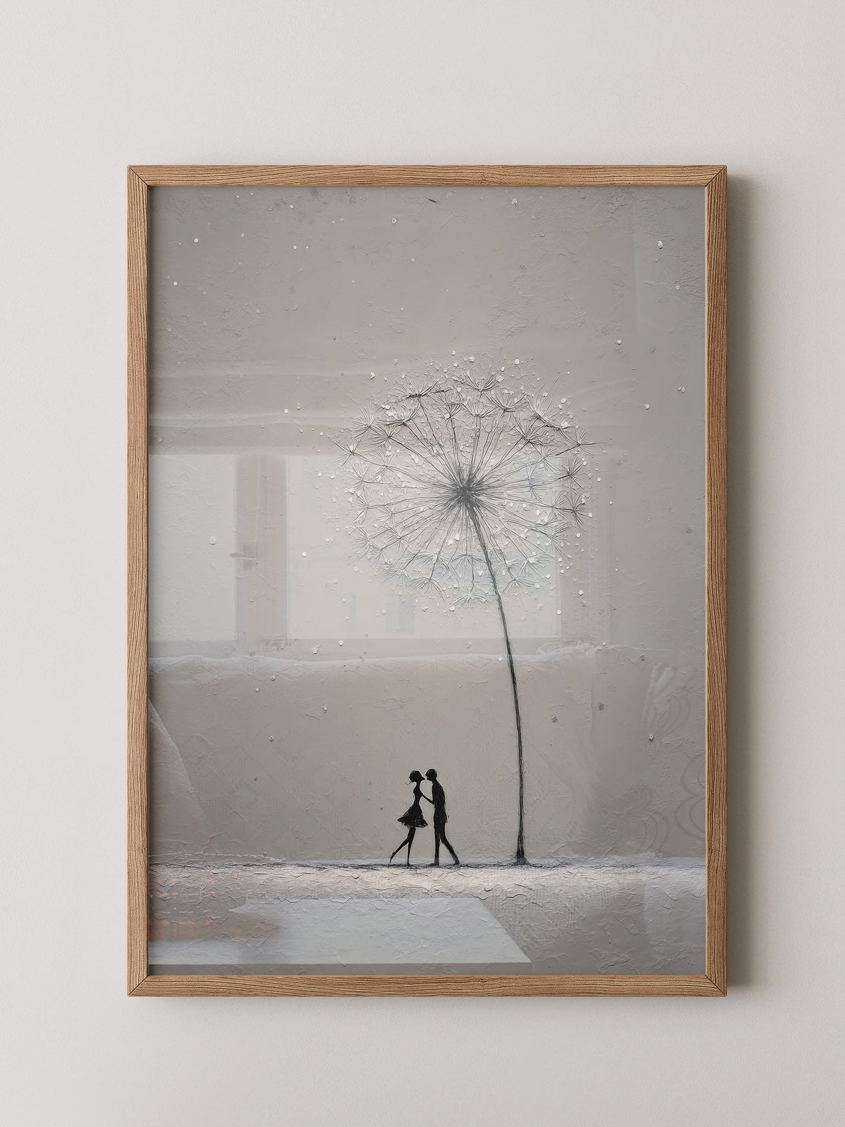 Pusteblume Tanz Silhouetten
