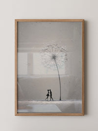 Pusteblume Tanz Silhouetten
