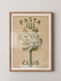 Gabel Pasta Malstil Vintage