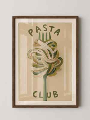 Gabel Pasta Malstil Vintage