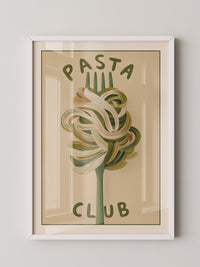 Gabel Pasta Malstil Vintage