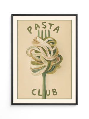 Gabel Pasta Malstil Vintage