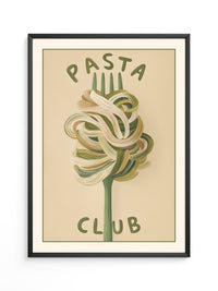 Gabel Pasta Malstil Vintage