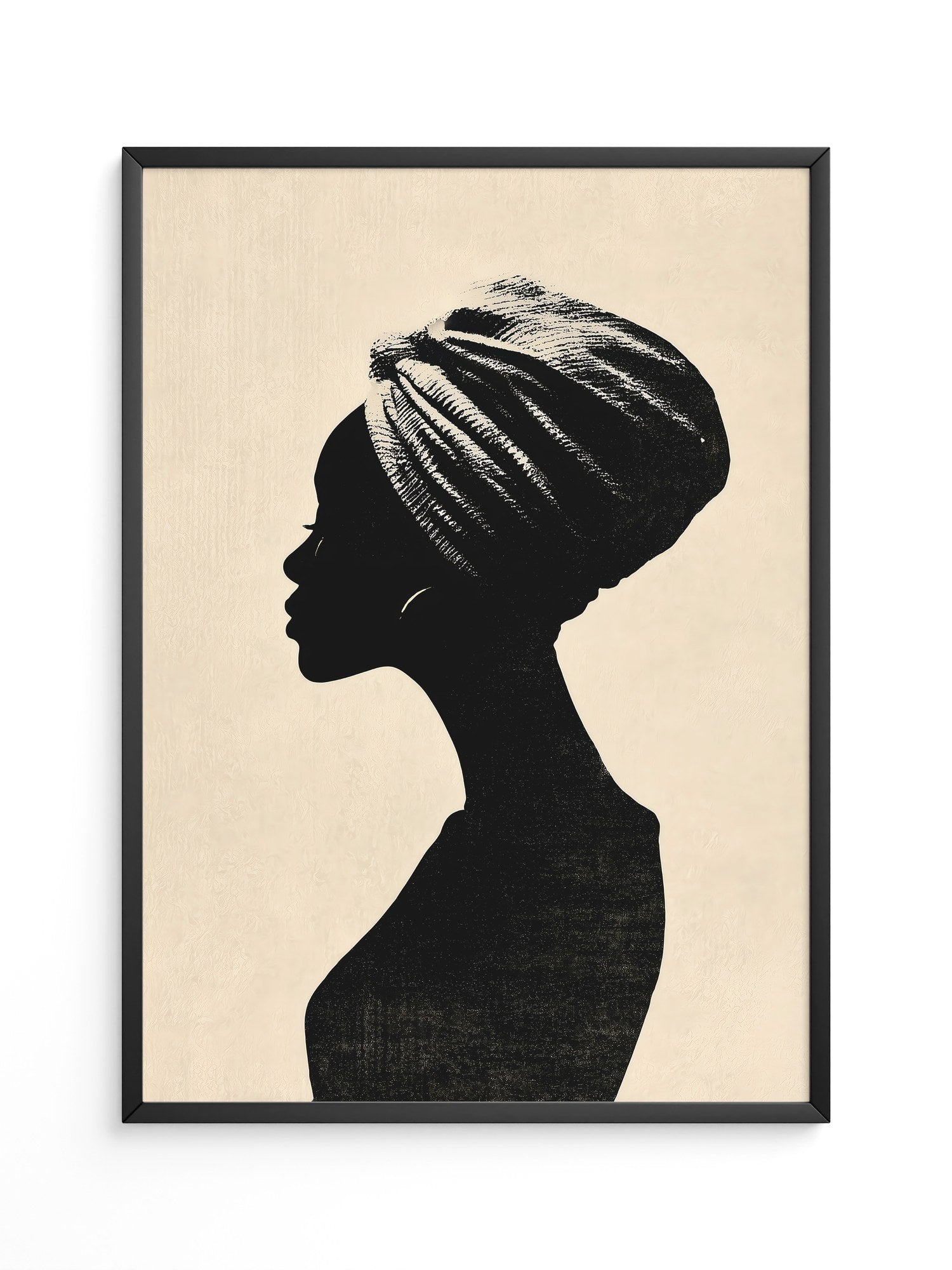 Silhouette Frau Profilansicht