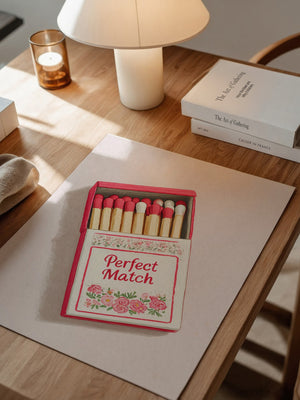 Streichhölzer Blumen Pastell