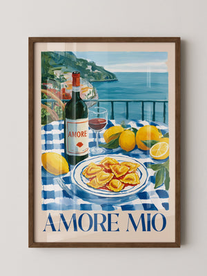 Italienische Küste Zitronendinner
