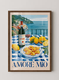 Italienische Küste Zitronendinner