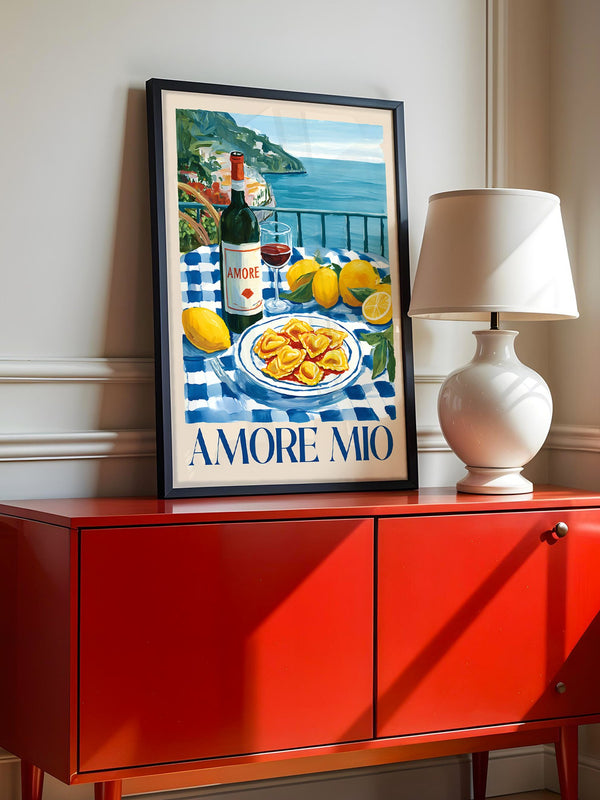 Italienische Küste Zitronendinner