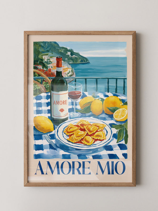 Italienische Küste Zitronendinner