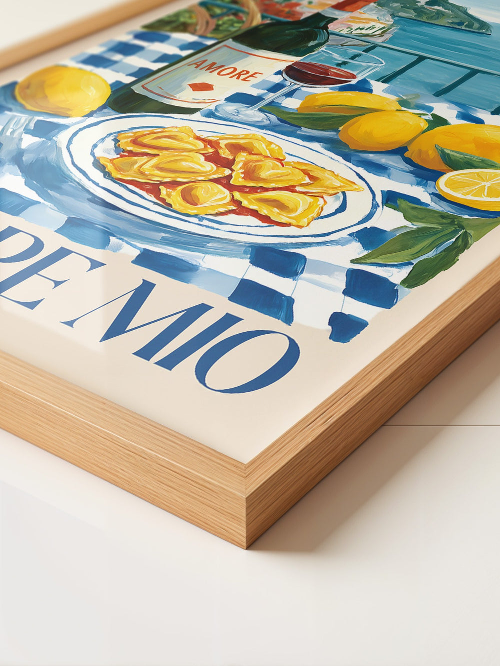 Italienische Küste Zitronendinner