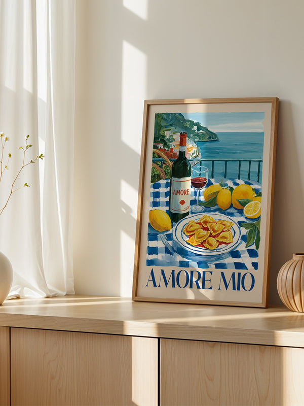 Italienische Küste Zitronendinner
